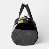 Black Small Duffel Bag Trend Abstrakt White Gold Duffle Bag (Rechts)