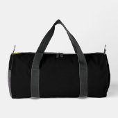 Black Small Duffel Bag Trend Abstrakt White Gold Duffle Bag (Rückseite)
