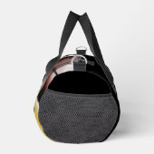 Black Small Gym Duffel Bag Trend Abstrakt Powdery Duffle Bag (Rechts)