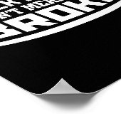 Black Smoke Don't Mean It's Broke _ Funny Diesel Poster (Ecke)