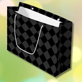 Black & Smoky Black Diamonds - elegant & zeitlos Große Geschenktüte
