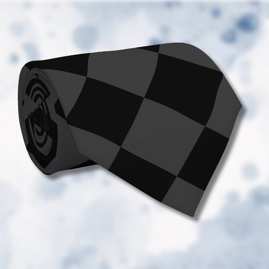 Black & Smoky Black Diamonds - elegant & zeitlos Krawatte