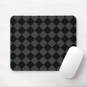 Black & Smoky Black Diamonds - elegant & zeitlos Mousepad
