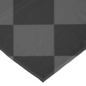 Black & Smoky Black Diamonds - elegant & zeitlos Tischdecke (Schrägansicht)