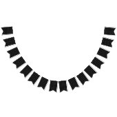 Black & Smoky Black Diamonds - elegant & zeitlos Wimpelkette (Alle)