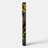 Black Snake Art Phone Case (Rückseite / Links)