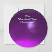 BLACK SNAKE DRAGON PINK FUCHSIA LILA GEMSTONE EINLADUNG (Rückseite)