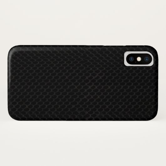 Black Snake Skin Case-Mate iPhone Hülle (Rückseite (Horizontal))
