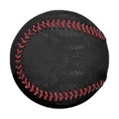 Black Snake Skin Print Baseball (Vorderseite Links)