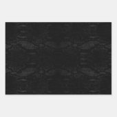 Black Snake Skin Print Geschenkpapier Set (Vorderseite 2)
