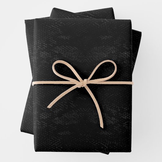 Black Snake Skin Print Geschenkpapier Set (Beispiel)
