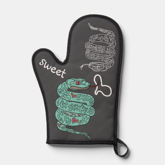 Black Snake Sweet Ofenhandschuh (Vorderseite)