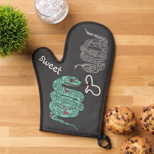 Black Snake Sweet Ofenhandschuh (Oben unten)