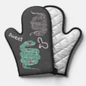 Black Snake Sweet Ofenhandschuh (Vorderseite/Rückseite)