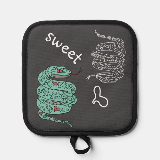 Black Snake Sweet Topflappen (Vorderseite)