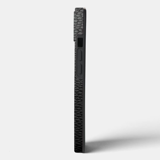 Black Snakeskin Case-Mate iPhone Hülle (Rückseite / Links)