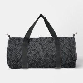 Black Snakeskin Duffle Bag