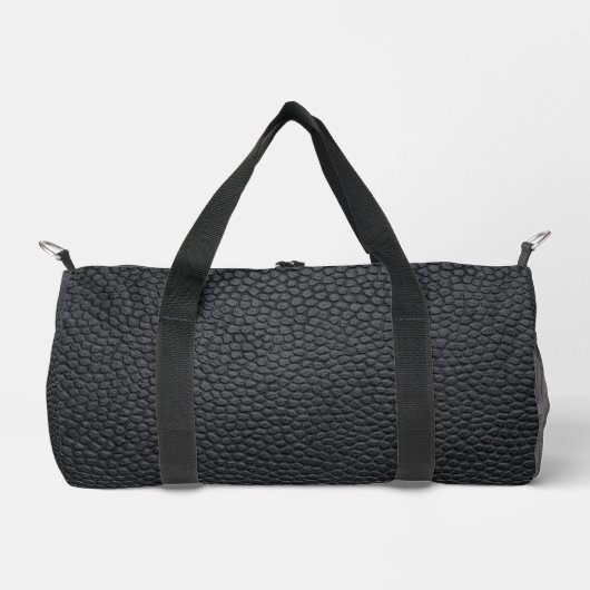 Black Snakeskin Duffle Bag (Vorderseite)