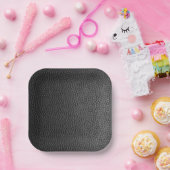 Black Snakeskin Pappteller (Party)