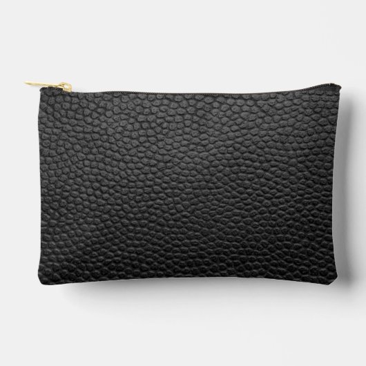 Black Snakeskin Zubehörtasche (Vorderseite)