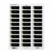 Black Snowberry+Eucalyptus Rücksendeadresse (Vorne)