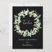 Black Snowberry+Eucalyptus Tischnummer (Rückseite)