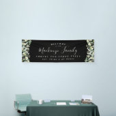 Black Snowberry+Eucalyptus Weihnachtsfeier Banner (Messeveranstaltung)
