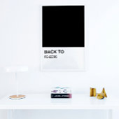 Black Song Album - Volle Breite Poster