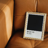 Black Song Album - weiße Grenze Poster