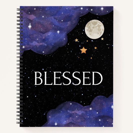 Black Space Concept Notizblock (Vorderseite)