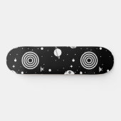 Black Space Stuff Skateboard (Horizontal)