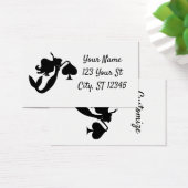 Black Spade Mermaid Silhouette Thunder_Cove (Schreibtisch)