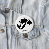 Black Spade Mermaid Silhouette Thunder_Cove Button (Beispiel)