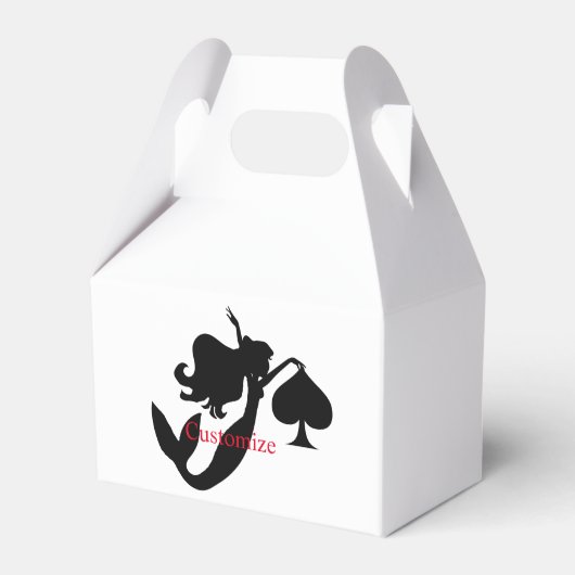 Black Spade Mermaid Silhouette Thunder_Cove Geschenkschachtel (Vorderseite)