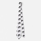 Black Spade Mermaid Silhouette Thunder_Cove Krawatte (Vorderseite)