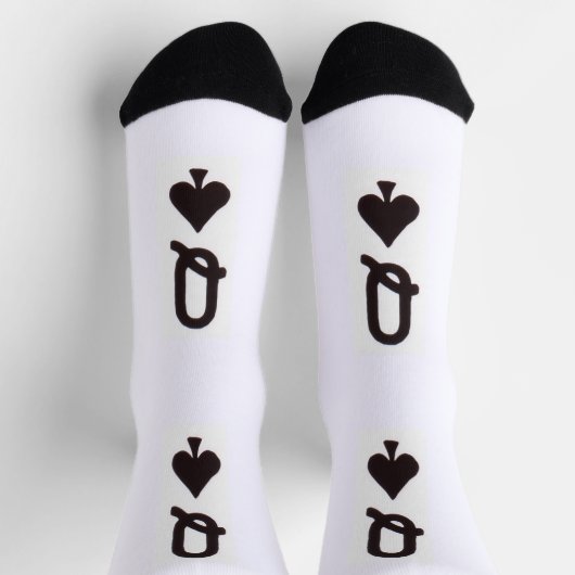 Black Spade Queen Thunder_Cove Socken (Oben)