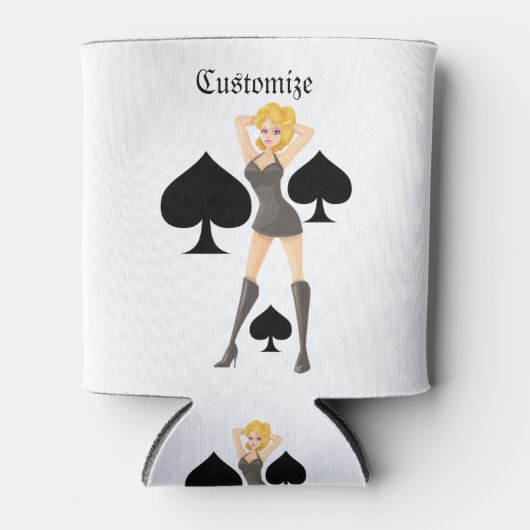 Black Spades Blonde Queen Thunder_Cove Dosenkühler (Vorderseite)
