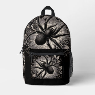 Black Spider Backpack Bedruckter Rucksack