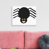 Black Spider Canvas Print Leinwanddruck (Insitu (Wohnzimmer))