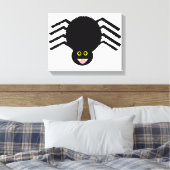 Black Spider Canvas Print Leinwanddruck (Insitu (Schlafzimmer))