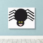 Black Spider Canvas Print Leinwanddruck (Insitu (Holzboden))