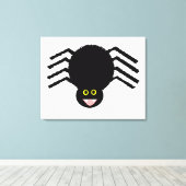 Black Spider Canvas Print Leinwanddruck (Insitu (Holzboden))