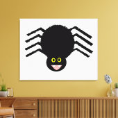 Black Spider Canvas Print Leinwanddruck (Insitu (Wohnzimmer))