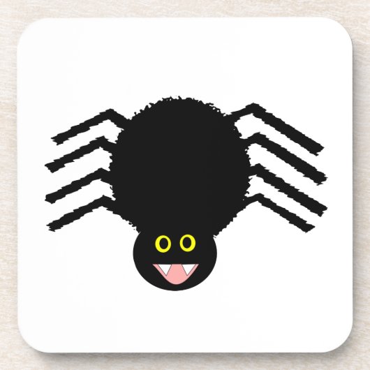 Black Spider Cork Untersetzer (Vorderseite)
