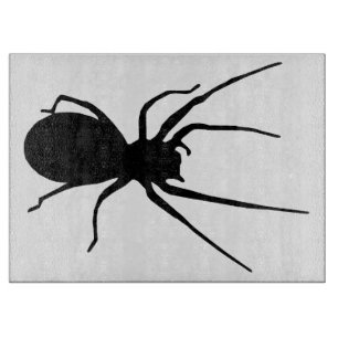 Black Spider Cutting Board Schneidebrett