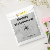 Black Spider Gray Paper Halloween-Party Fevor Bag Geschenktütchen (Versiegelt)