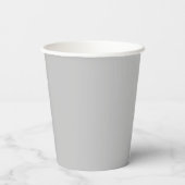 Black Spider Grey Paper Halloween Cups Pappbecher (Rückseite)