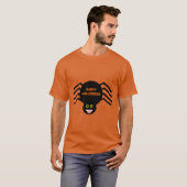 Black Spider Halloween T-Shirt (Vorne ganz)