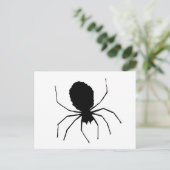 Black Spider Liebe_ Postkarte (Stehend Vorderseite)