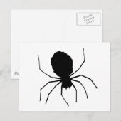 Black Spider Liebe_ Postkarte (Vorne/Hinten)